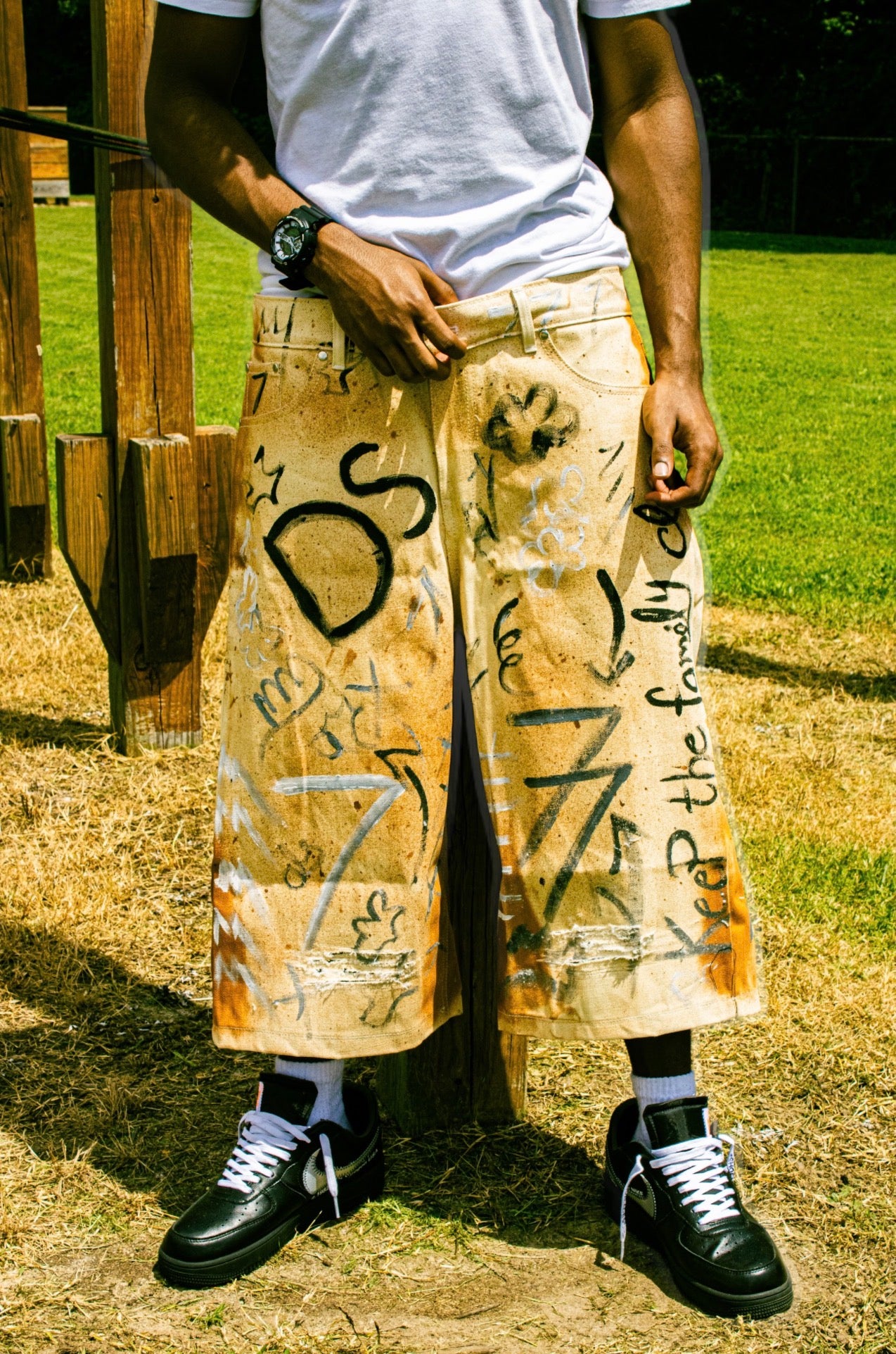 Graffiti 3/4 jorts